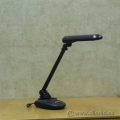 Black Adjustable Compact Florescent Task Lamp w One Touch Switch